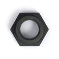 Springer fork stem nut. Black