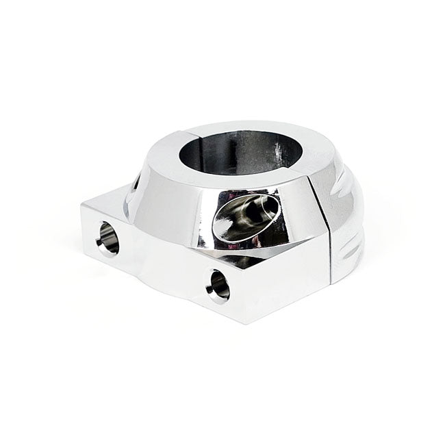 Custom throttle clamp — 96-22 H-D with dual throttle cables (Excl. Street) (NU)