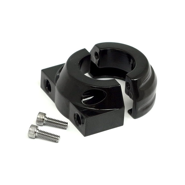 Custom throttle clamp — 96-22 H-D with dual throttle cables (Excl. Street) (NU)