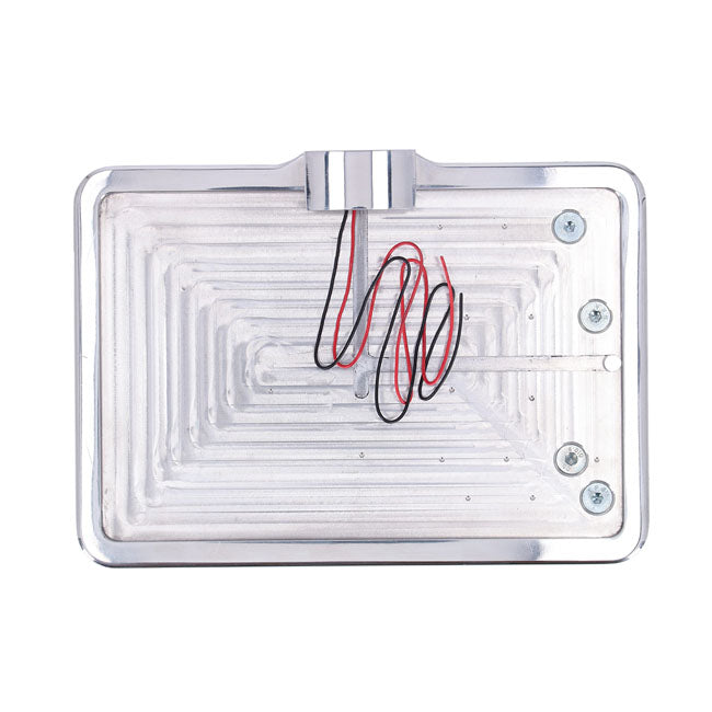 CPV, ''slide-in'' license plate bracket. Side mount, polished — 84-07 Softail (NU)