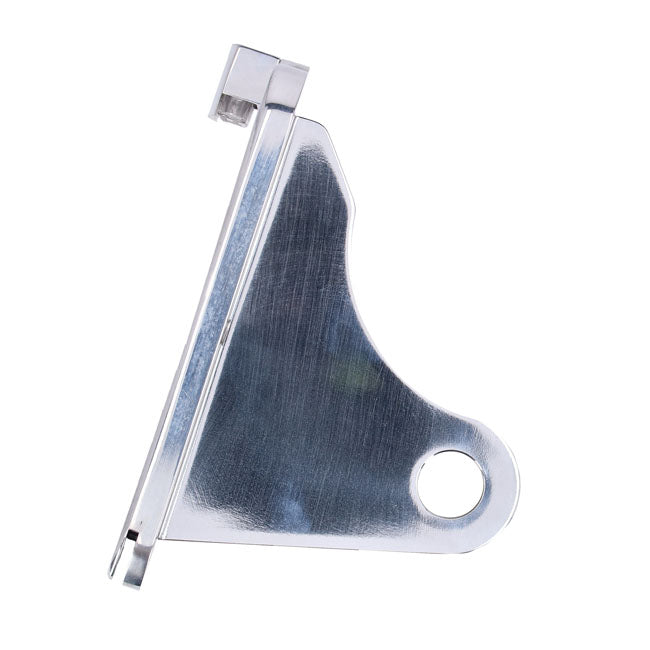 CPV, ''slide-in'' license plate bracket. Side mount, polished — 84-07 Softail (NU)