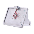 CPV, ''slide-in'' license plate bracket. Side mount, polished — 84-07 Softail (NU)