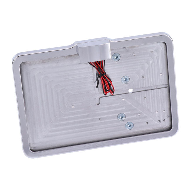 CPV, ''slide-in'' license plate bracket. Side mount, polished — 57-22 XL Sportster (NU)