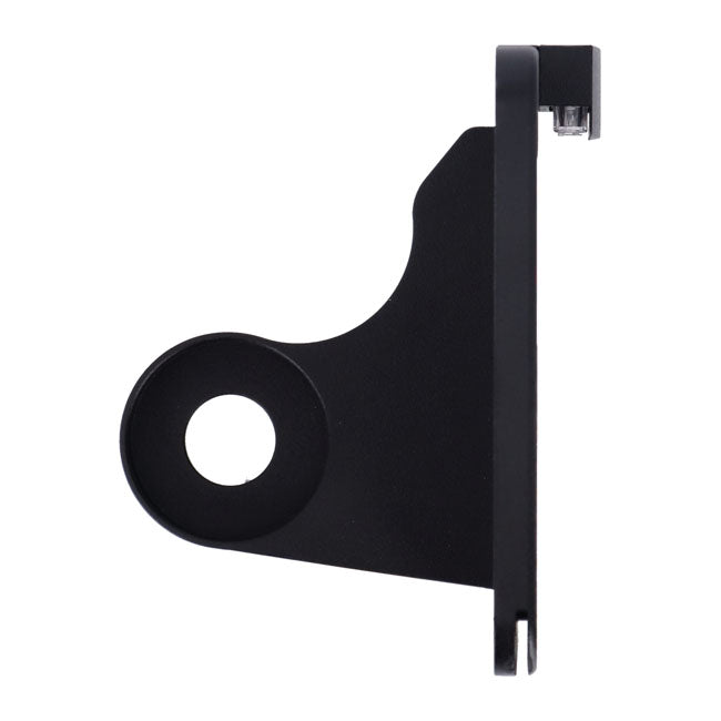 CPV, ''slide-in'' license plate bracket. Side mount, black — 08-17 Softail (NU)