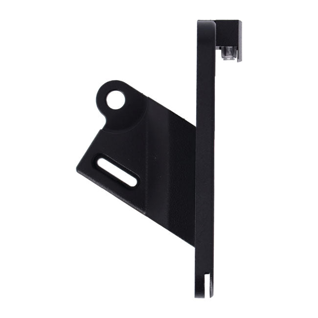 CPV, ''slide-in'' license plate bracket. Side mount, black — 02-17 V-Rod (Excl. 08-17 VRSCF Muscle) (NU)