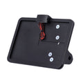 CPV, ''slide-in'' license plate bracket. Side mount, black — 91-17 Dyna (NU)