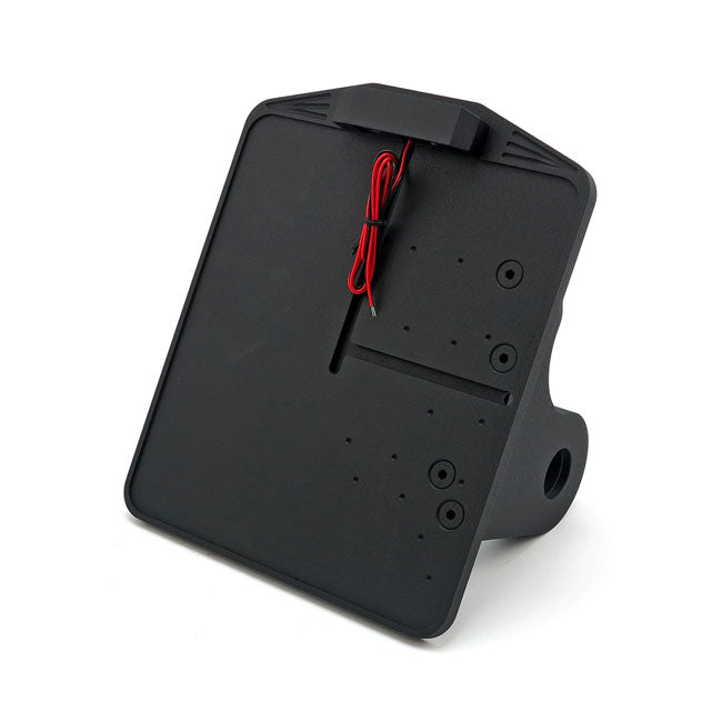 CPV, side mount license plate bracket. Black powder coated — 08-17 Softail (NU)