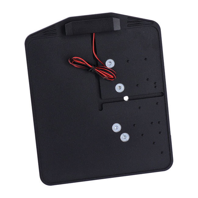 CPV, side mount license plate bracket. Black powder coated — 57-22 XL Sportster (NU)