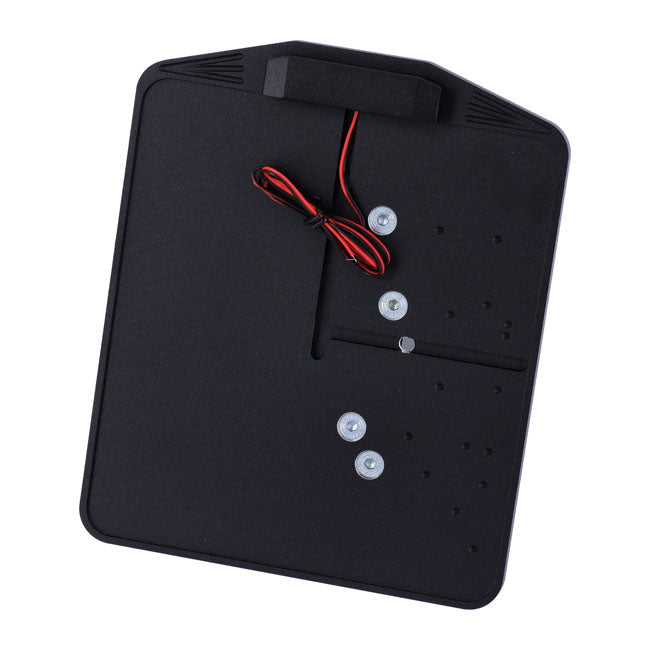 CPV, side mount license plate bracket. Black powder coated — 57-22 XL Sportster (NU)
