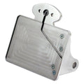CPV, license plate bracket kit. Polished. Cateye. DE