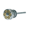 CVP, oil tank fill plug, with dipstick. Bullet. Polished — 00-17 Twin Cam Softail (Excl. FXSB; FXCW/C) (NU)