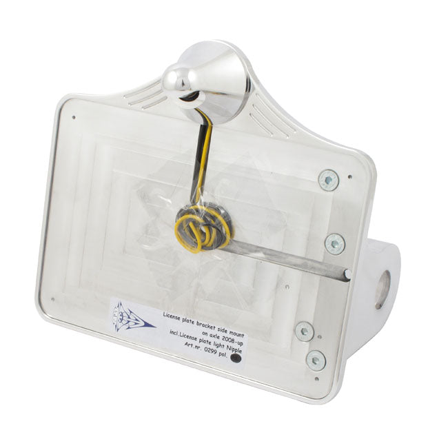 Cpv license plate bracket kit — 08-17 Softail (excl. 13-17 FXSB Breakout models; 08-11 FXCW/C Rockers) (NU)