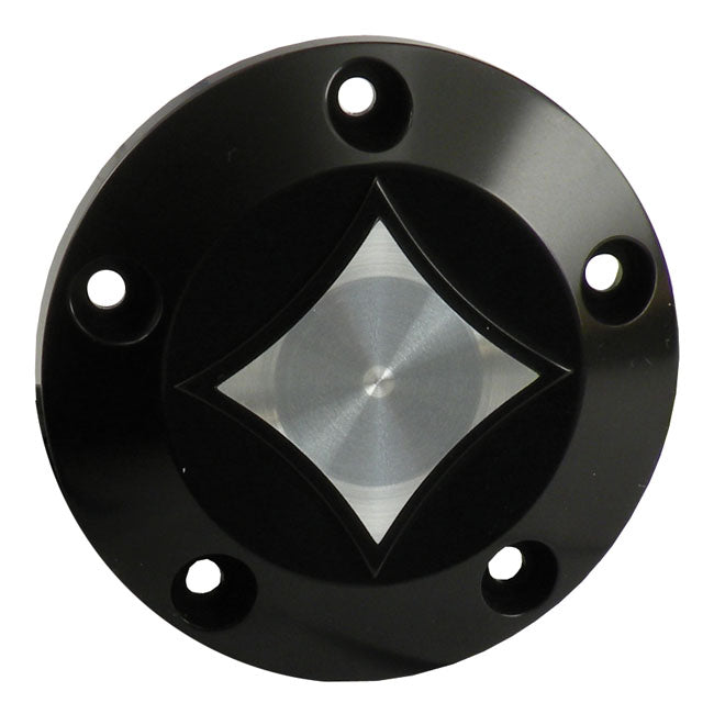 CPV, point cover ''Diamond''. Black CC — 99-17 Twin Cam (NU)