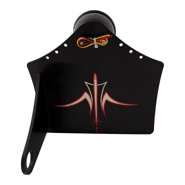 Cpv curved license plate bracket — 84-07 Softail (NU)