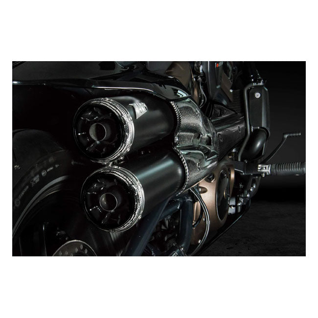Zard, Sportster S Top Gun exhaust system. Matte black