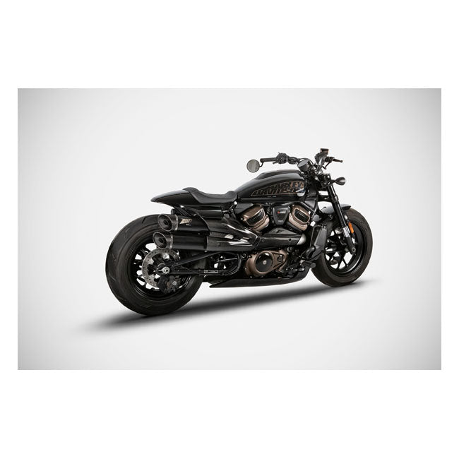 Zard, Sportster S GT exhaust system. Matte black