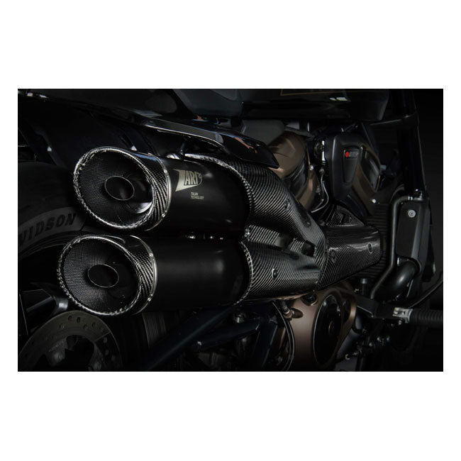Zard, Sportster S GT exhaust system. Matte black