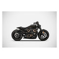 Zard, Sportster S GT exhaust system. Matte black