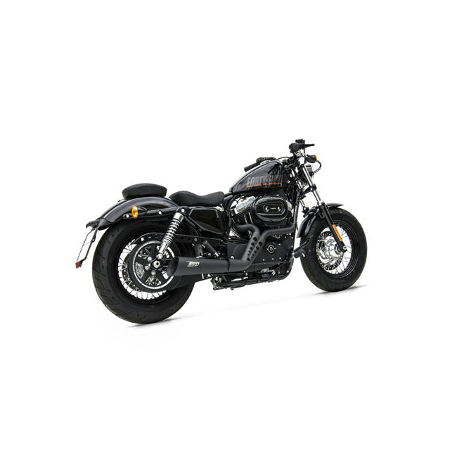 Zard, Sport 2-1 exhaust XL Sportster. Black — 14-16 XL883/1200 Sportster (NU)