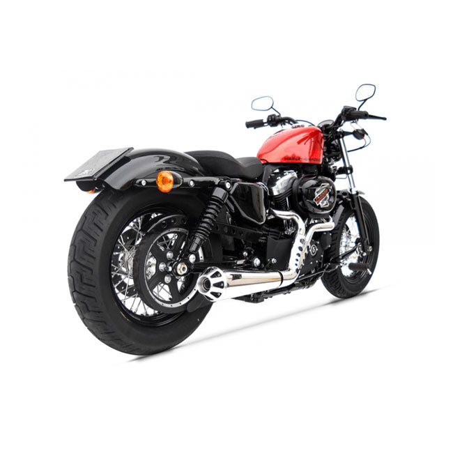 Zard, Conical 2-1 XL Sportster exhaust system. Polished