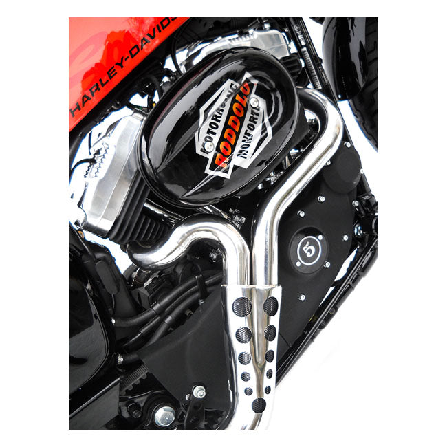 Zard, Sport 2-1 exhaust XL Sportster. Polished — 04-13 XL883/1200 Sportster (Excl. XL1200X) (NU)