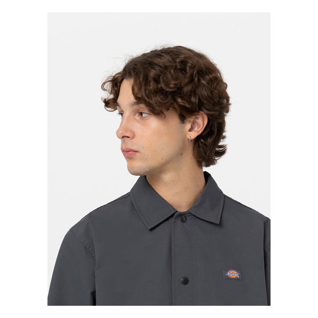 Dickies Oakport coach jacket charcoal gray