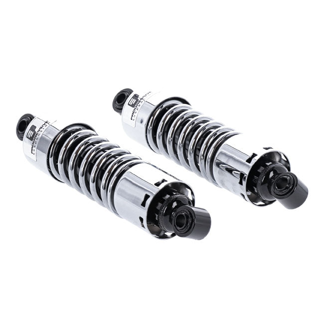 PS, 412 series shock set. 12". STD duty. Chrome