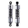 PS, 412 series shock set. 12". STD Duty. Chrome — 91-17 Dyna (Excl. 99-03 Dyna FXDX Super Glide Sport & 12-16 FLD Switchback) (NU)