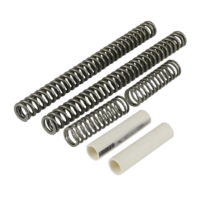 PS Drop-in fork lowering kit, 41mm tubes — 84-17 Softail; 88-13 FLT/Touring (Excl. 02-05 FLT/Touring with cartridge style dampers) (NU)