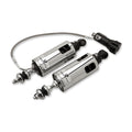 PS, 422 series shocks. STD to -2". Heavy Duty. RAP. Chrome — 00-17 Softail (Excl. FLSTN/I) (NU)