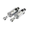 PS, 422 series shocks. STD to -2". STD Duty. Chrome — 89-99 Softail (NU)
