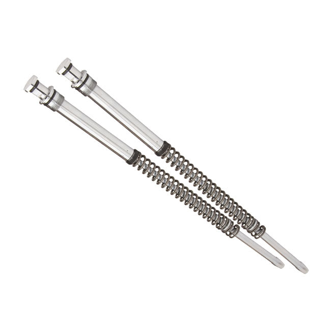 PS, symmetrical fork monotube cartridge kit. Std. height — 12-15 XL1200C; 07-15 XL1200L; 05-06 XL883L; 11-15 XL883L (NU)