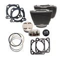 S&S, 129" big bore kit. Black cylinders / highlighted fins