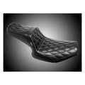 LePera, TailWhip 2-up seat. Double Diamond. Black — 82-94 FXR (NU)