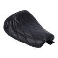 Le Pera, Bare Bones solo seat. Diamond stitch — 04-22 XL Sportster with 3.3 & 4.5 gallon tanks fuel tank (NU)