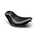 LePera, Bare Bones solo seat. Diamond stitch — 06-17 Softail with 200mm tire (fender mounted) (NU)