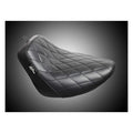 Le Pera, Bare Bones solo seat. Diamond stitch — Softail: 18-20(NU)FXBB Street Bob 107; 21-25 FXBBS Street Bob 114; 20-24(NU)FXST Softail Standard 107; 18-21(NU)FLSL Slim 107