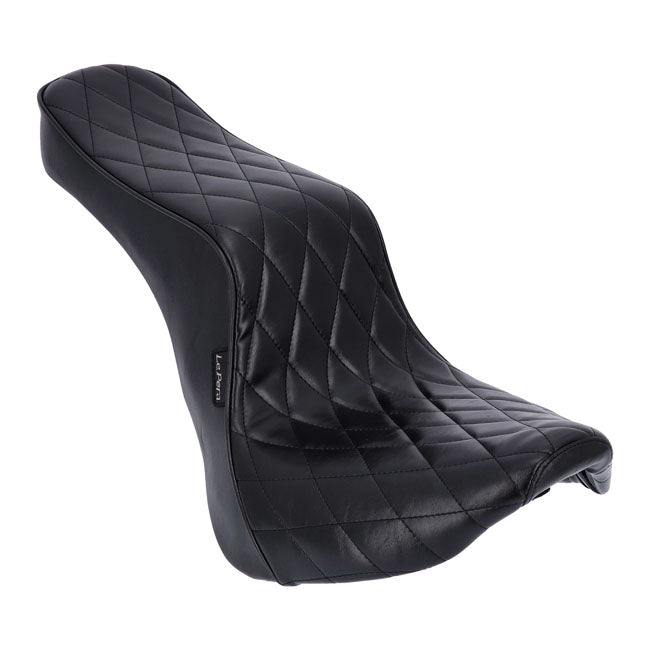 LePera, Cherokee 2-up seat. Diamond stitch — Softail: 21-24 FXBBS(NU)Street Bob 114; 18-20(NU)FXBB Street Bob 107; 2025 FXBB Street Bob 117; 20-24(NU)FXST Softail Standard 107; 18-21(NU)FLSL Slim 107