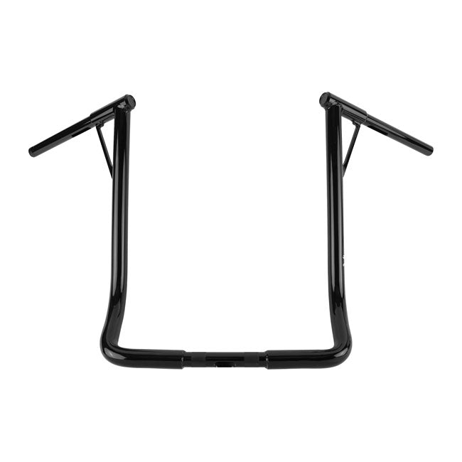Burly, 1-1/4" Louie B bar, 19" rise. Black