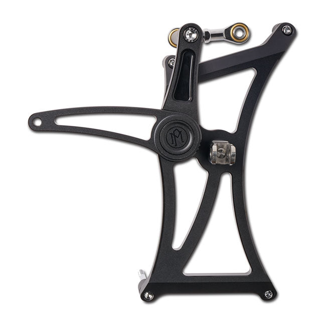 Performance Machine, Touring mid controls. Black Ops — 09-13 FLT/Touring (Excl. models with stock FLT/Touring exhaust system and some aftermarket exhaust systems) (NU)