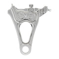 PM, 4-piston one-piece caliper/bracket, rear. Chrome — 18-25 Softail
