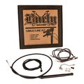 Burly, Apehanger Cable/Line Kit 18". Black
