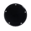 Derby cover, smooth domed. Black — 19-25 Softail; 2018 Softail FLSB Sport Glide; Other 2018 Softails custom equipped with a narrow profile outer primary cover