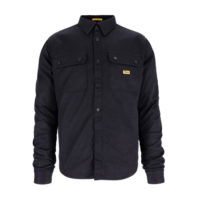 Roeg Chris wax overshirt black