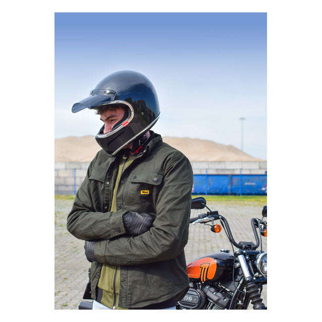 Roeg Chris wax overshirt army