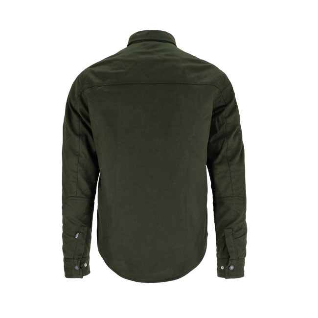 Roeg Chris wax overshirt army