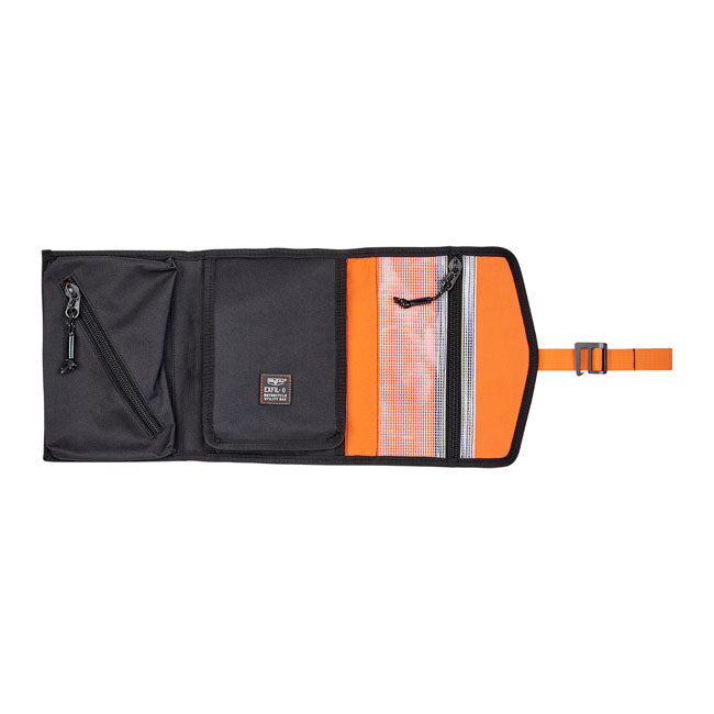 Biltwell, Exfil-0 2.0 tool roll. Black/orange