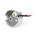 Solid-state 12-v voltage finned regulator. Chrome