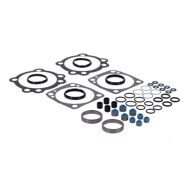 S&S, top end gasket kit. 3-1/2" bore — 84-99 S&S V-series (Evo Big Twin style) engines with standard 3-1/2" bore cylinders