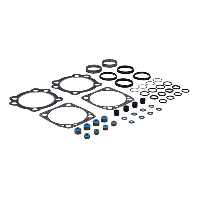 S&S, top end gasket kit. 3-5/8" bore — 84-99 S&S V-series (Evo Big Twin style) engines with 3-5/8" bore cylinders